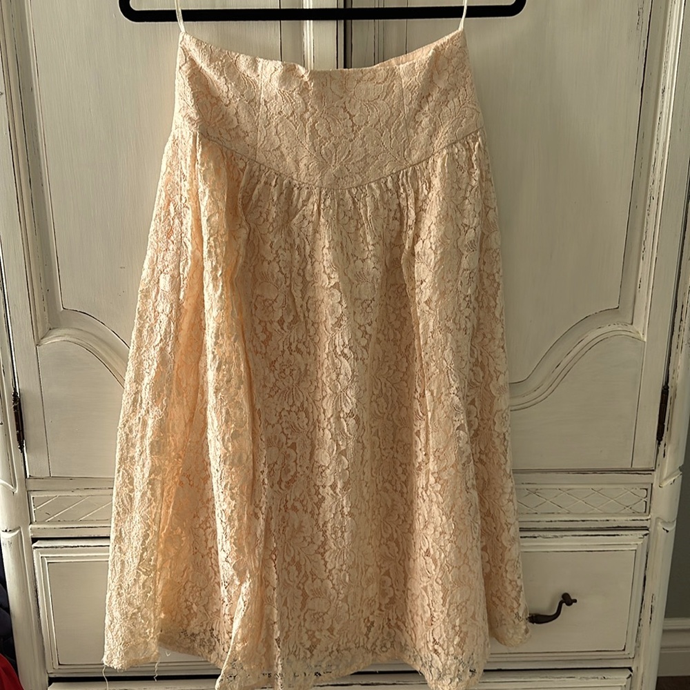 Vintage lace skirt